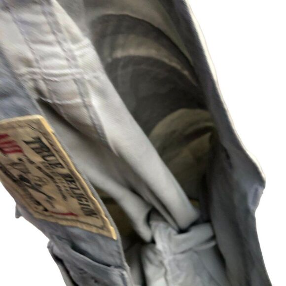 Vintage True Religion Jeans Size 36 RICKY Gray/White - Picture 5 of 12